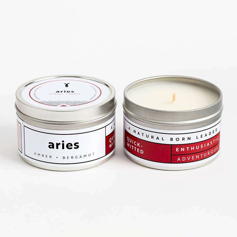 Travel Tin Candle, 6 oz - Zodiac Collection