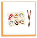 Quilled Greeting Card, "Sushi"