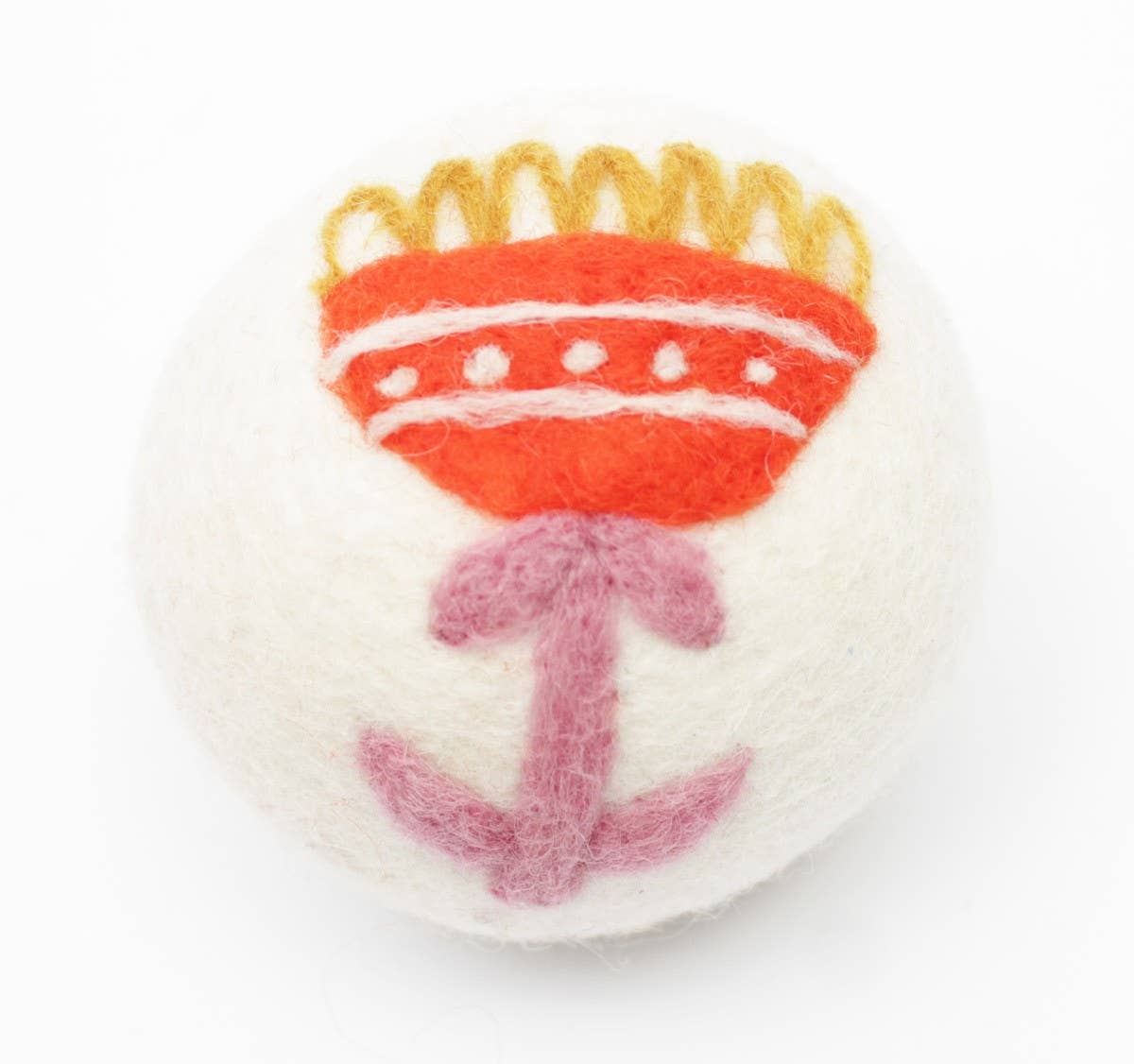 Eco Wool Dryer Balls, "Flowers"