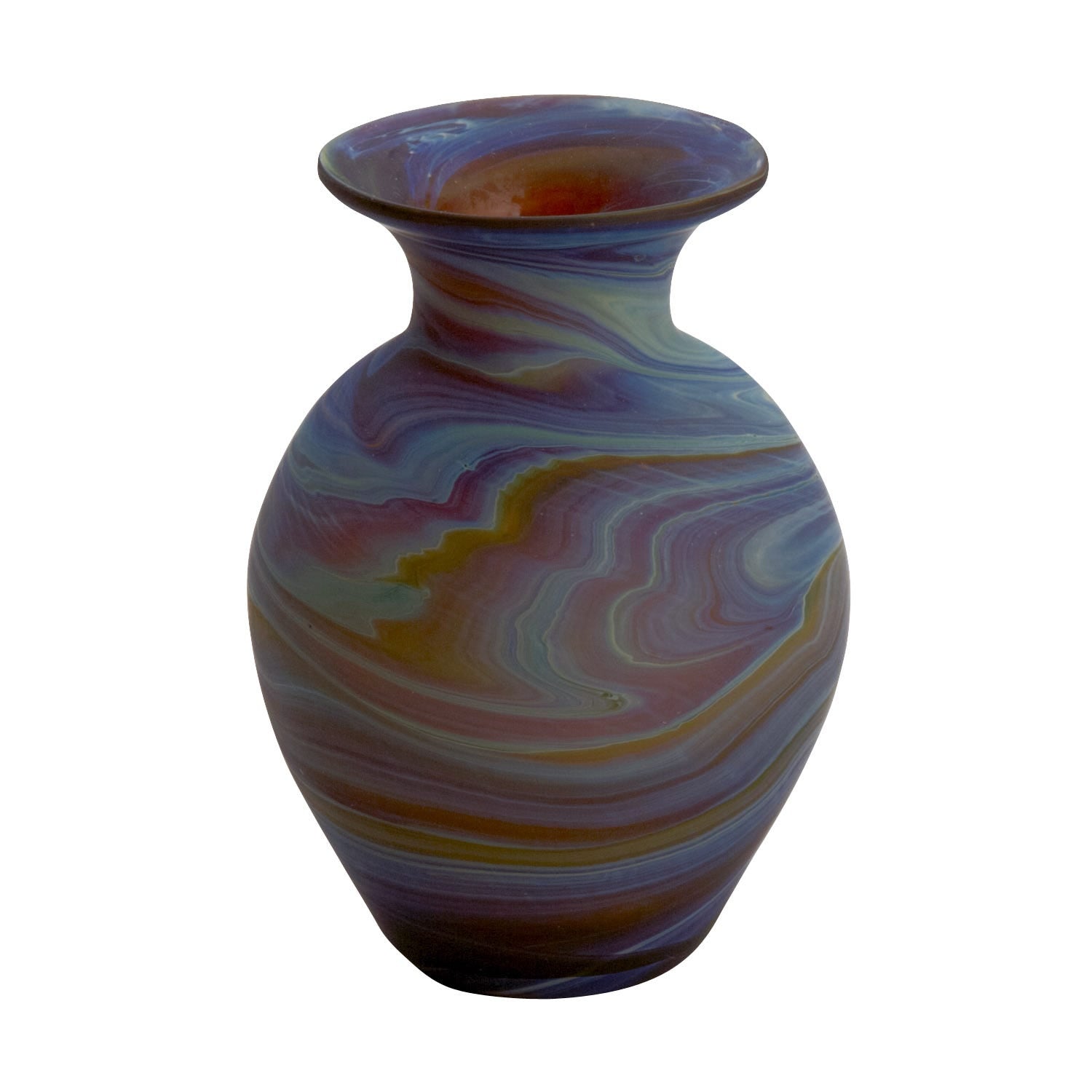 Vase bud Phoenician glass 4.5H