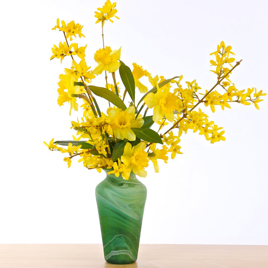 Vase Phoencian glass 8H asst