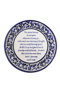 Ceramic Plate, "Sharing Poem"