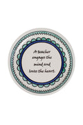 Ceramic Dish, "Teacher" Quote
