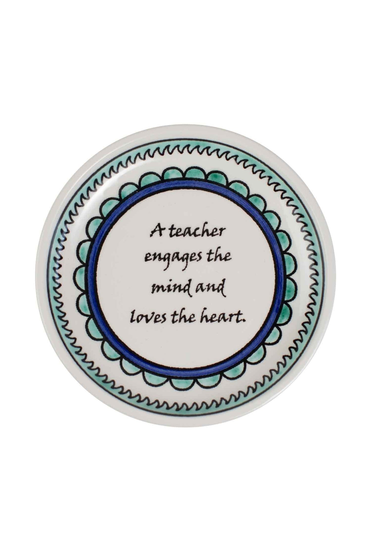 Ceramic Dish, "Teacher" Quote