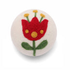 Eco Wool Dryer Balls, "Flowers"