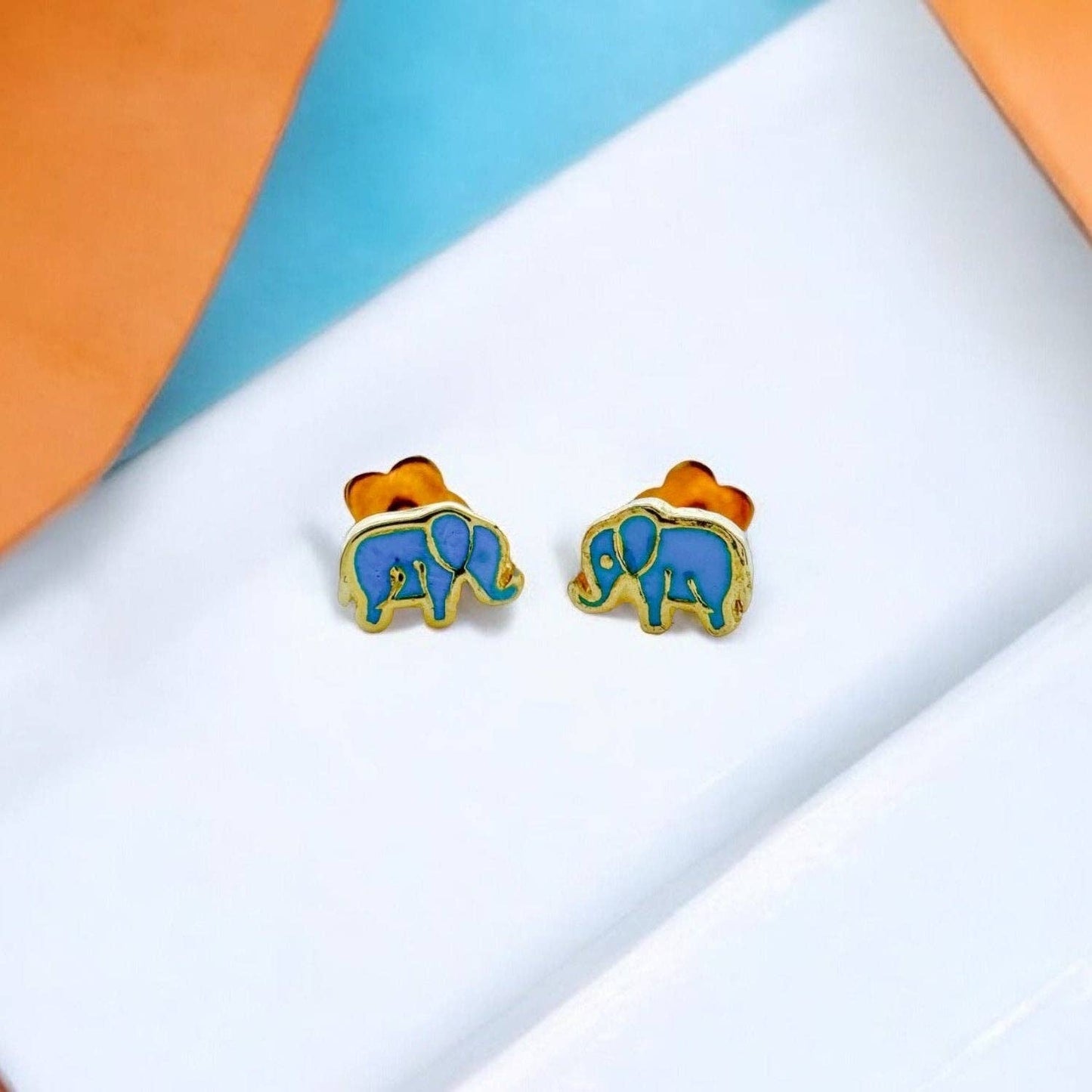 Elephant Tiny Stud Kids Earrings