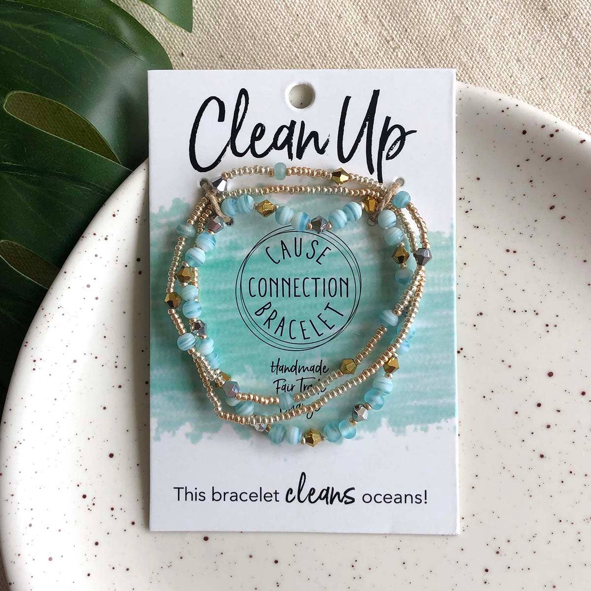 Multistrand Bracelet, "Cause Connection: Clean Up"