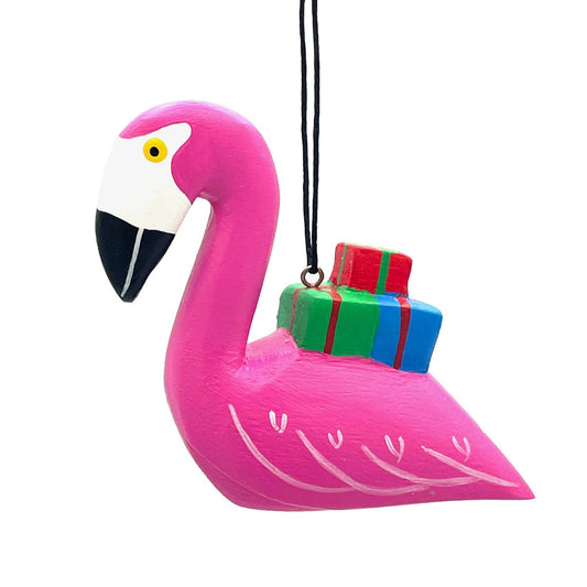 Greater Flamingo Balsa Ornament