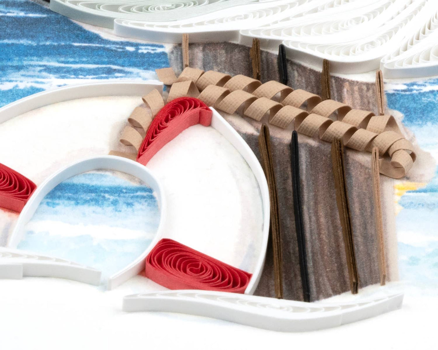 Quilled Greeting Card, "Seagull"