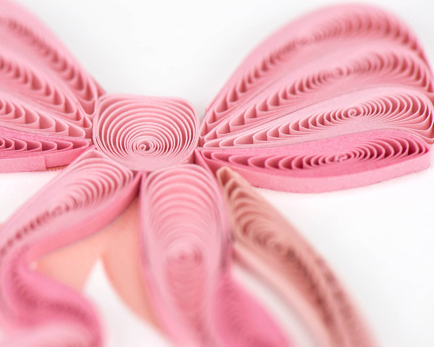 Quilled Greeting Card, "Ballet Slippers"