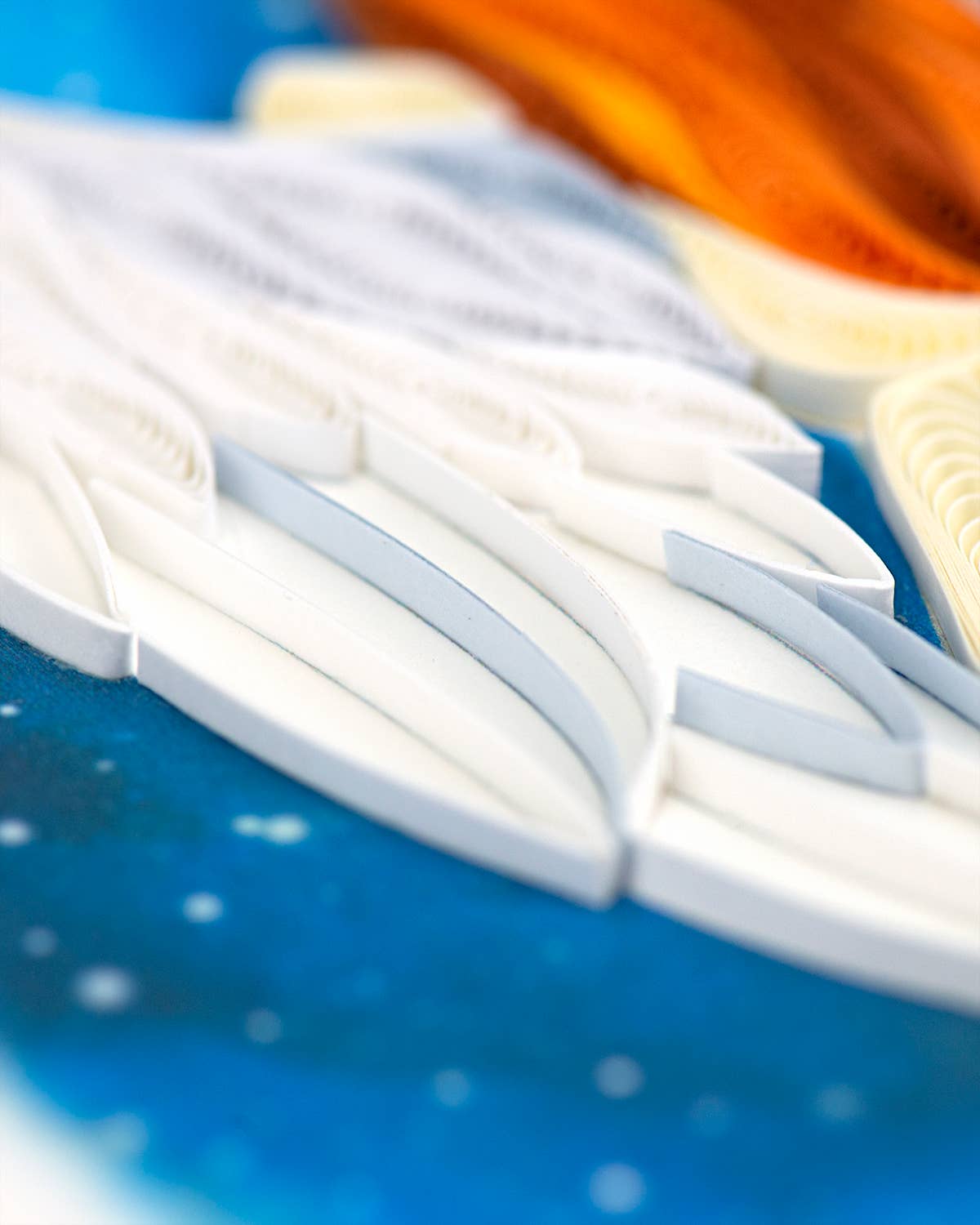 Quilled Greeting Card, "Angel"