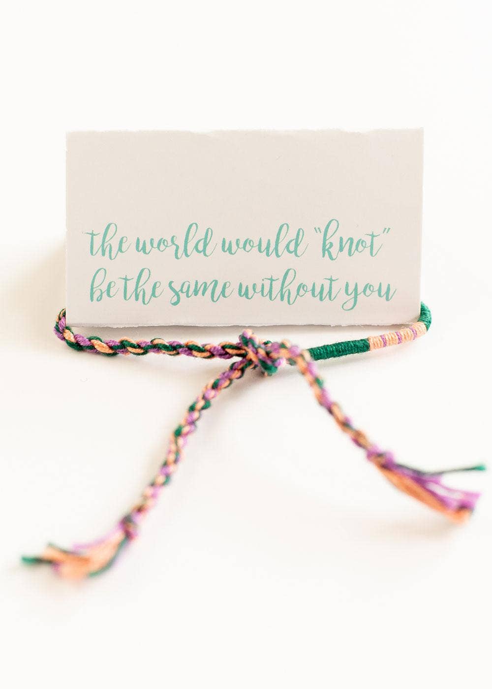 Fair-Trade Friendship Bracelet + Card
