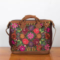 Suitcase, Embroidered Floral