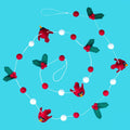 Holiday Cardinal Garland (60")
