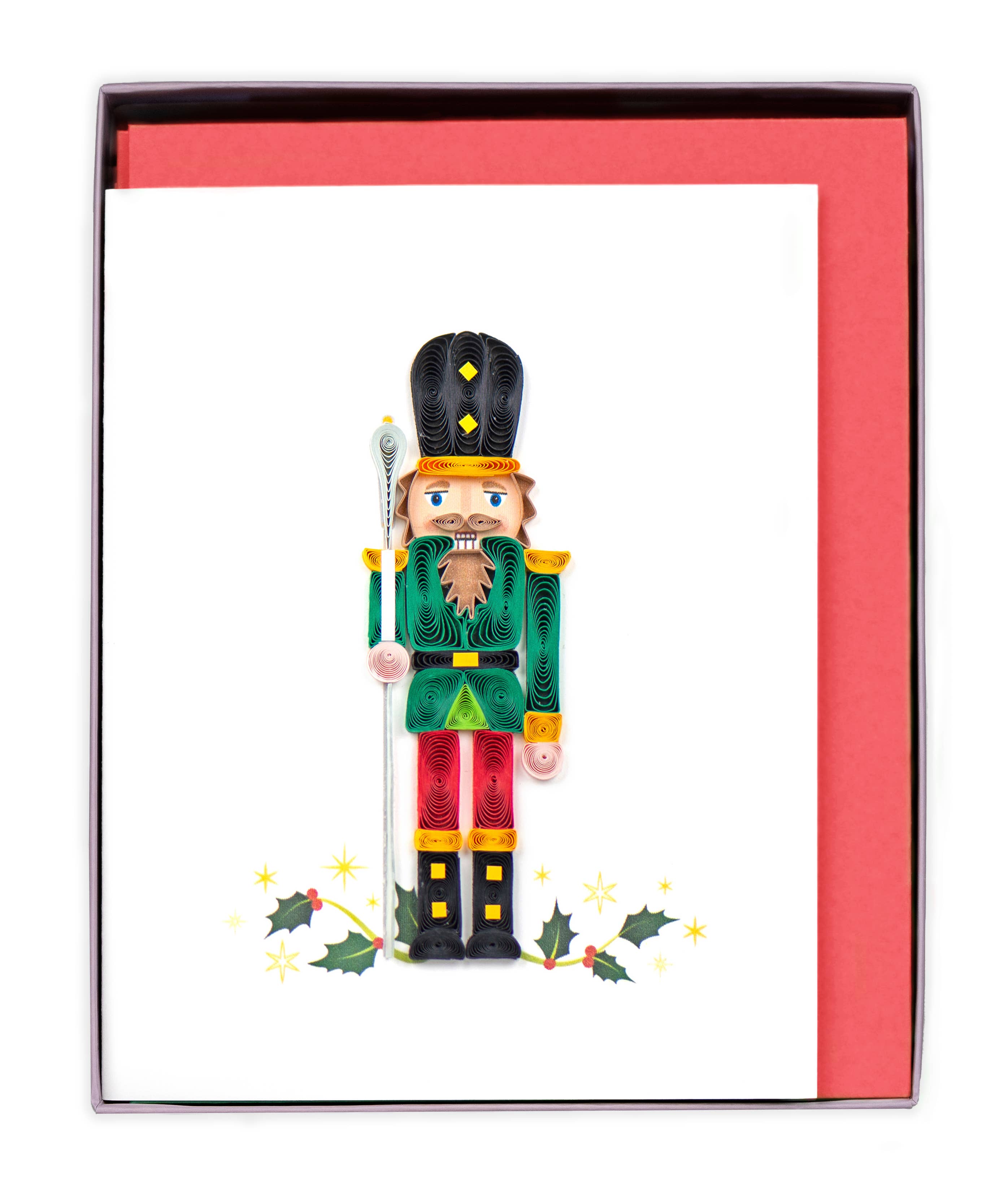 Quilled Note Card Box Set -  Nutcracker