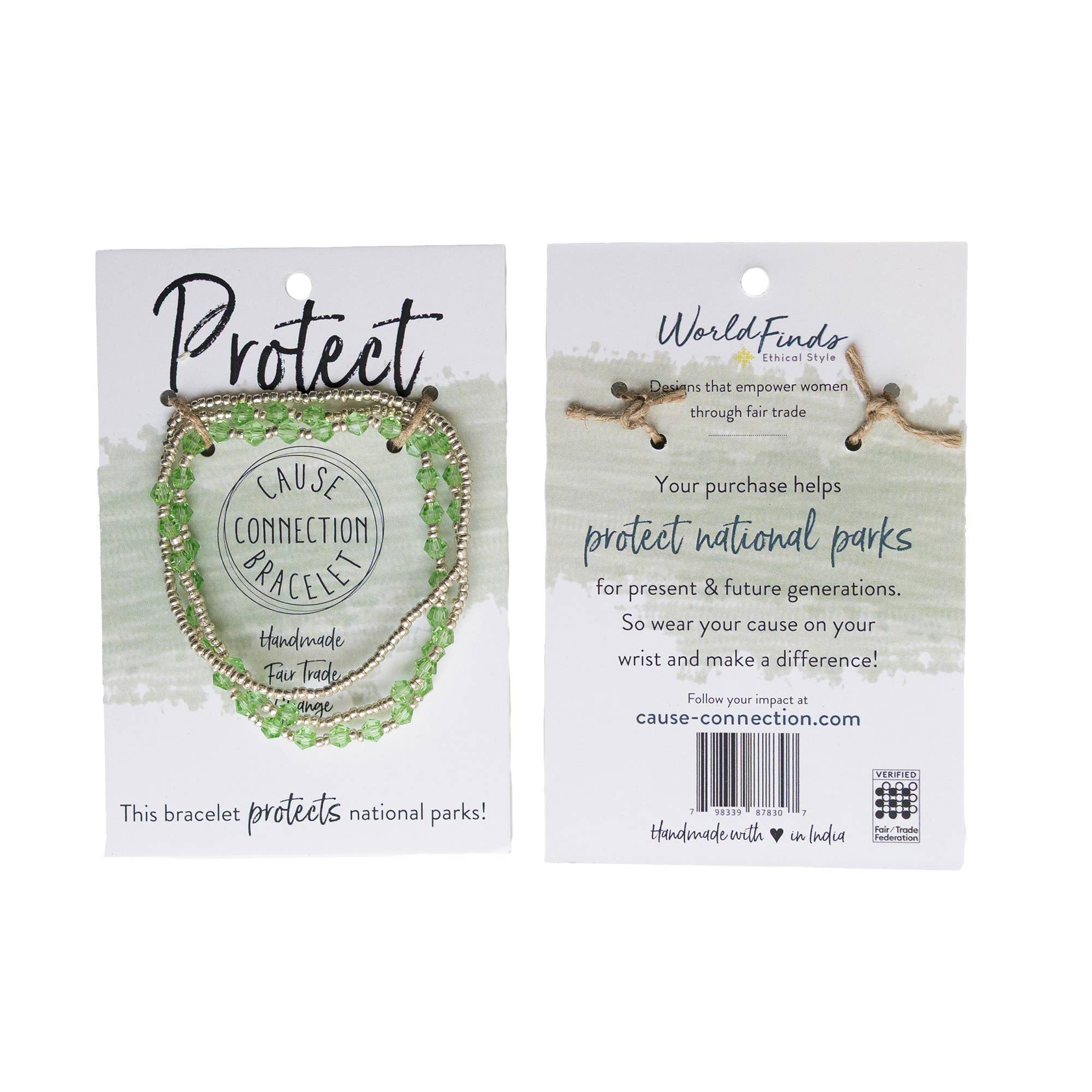 Multistrand Bracelet, "Cause Connection: Protect"