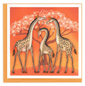 Quilled Greeting Card, "Tinga Tinga Giraffes"