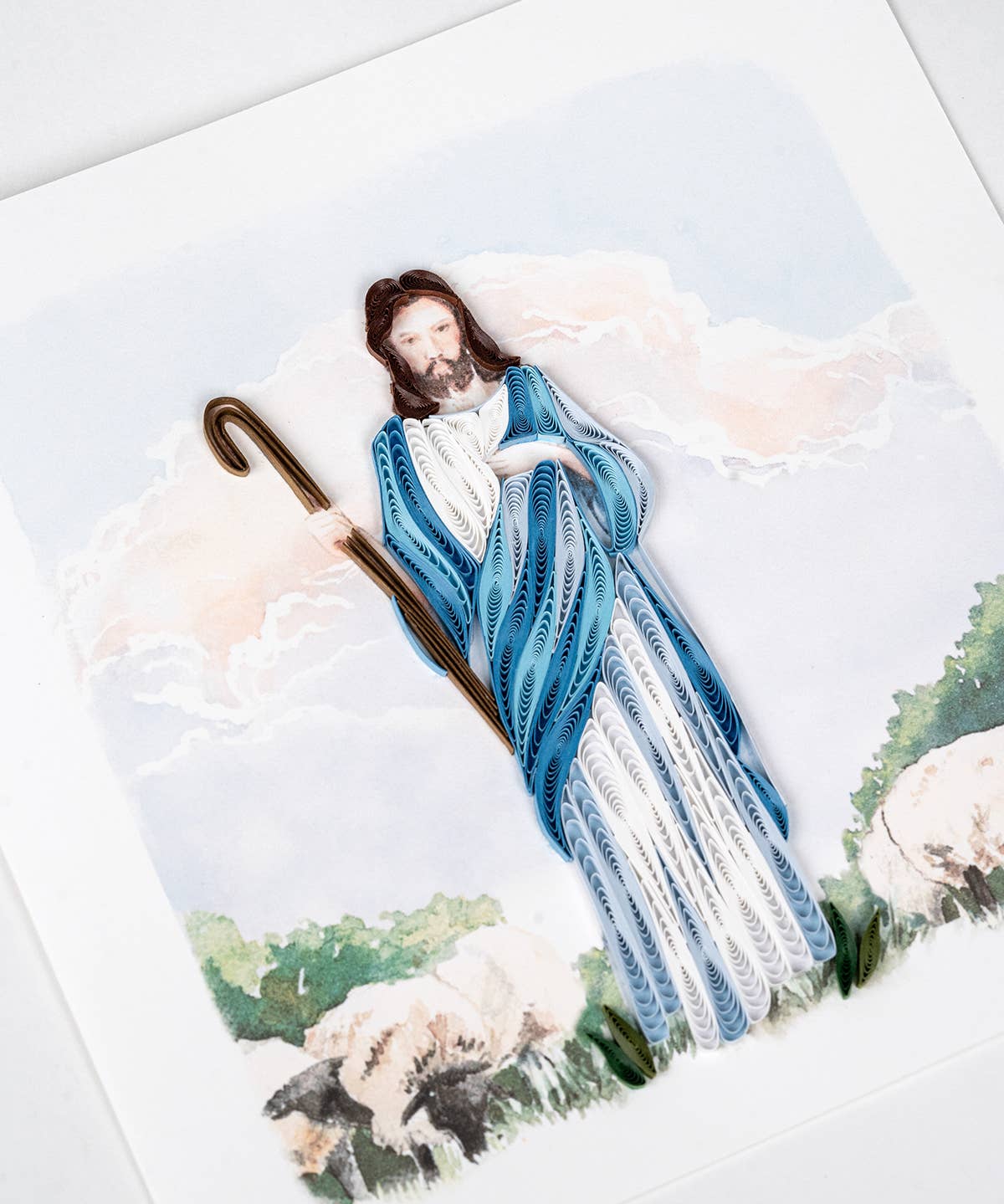 Quilled Greeting Card, "Jesus"