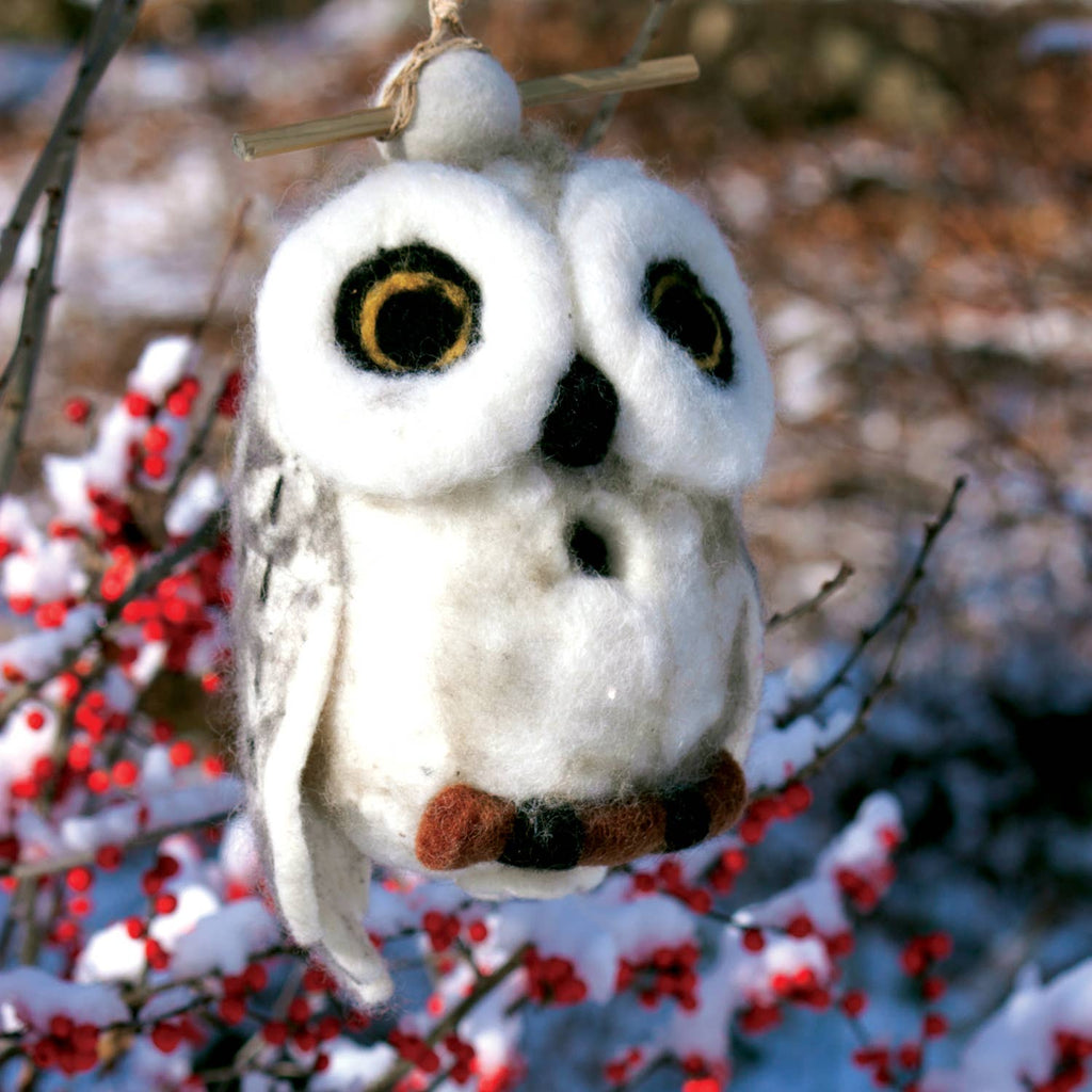 Snowy Owl Birdhouse