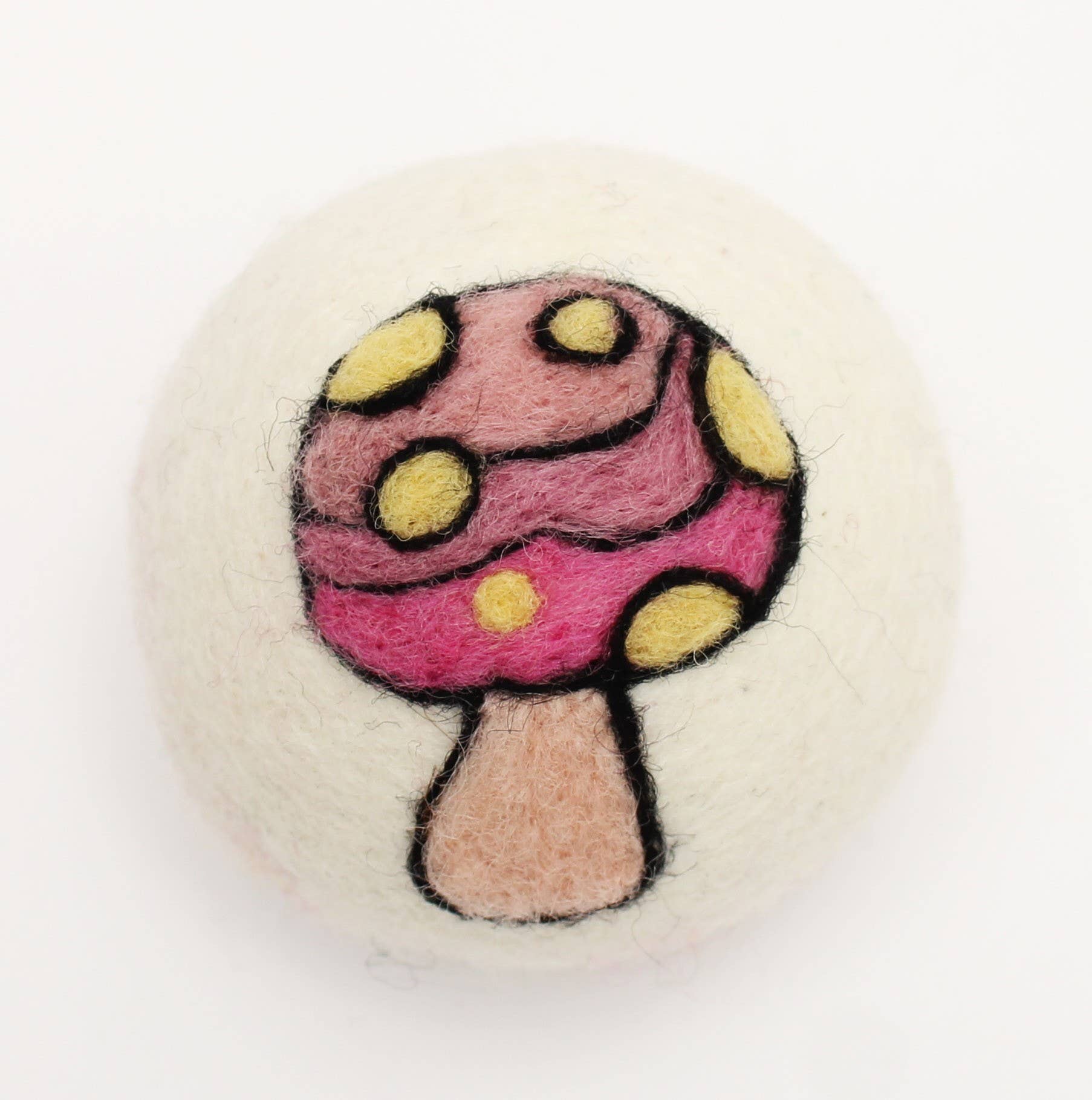 Eco Wool Dryer Balls, "Mushrooms"