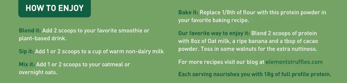 Chai Spice Plant Based Protein Powder