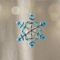 Khoe Quilled Blue Snowflake Ornament