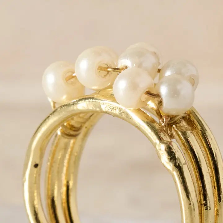 RING, Pearl Bead "Anek"