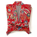 Crimson Paisley Kantha Robe