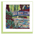 Artist Series Quilled Card - "Water Lily Pond", Monet