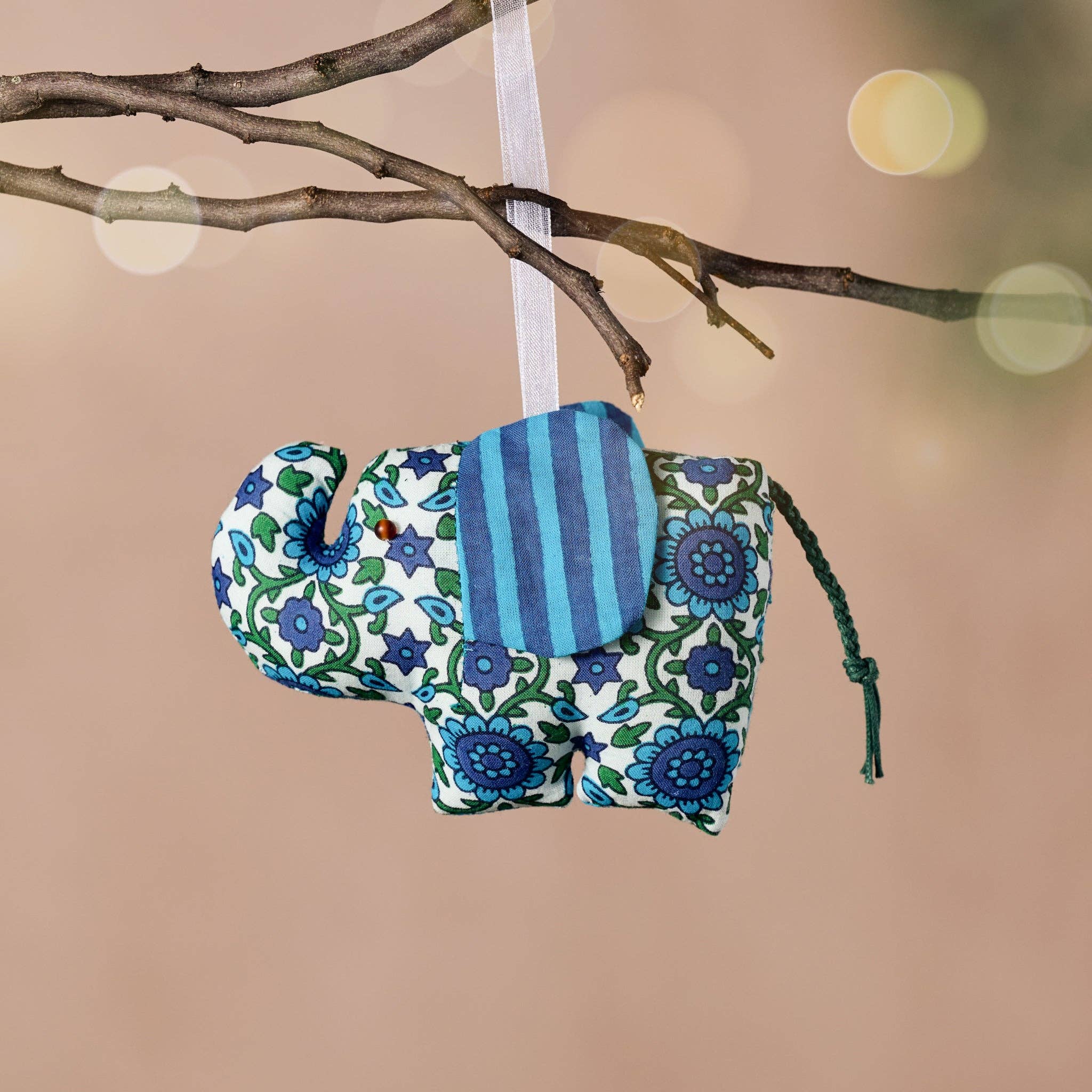 Ammu Stuffed Elephant Ornament