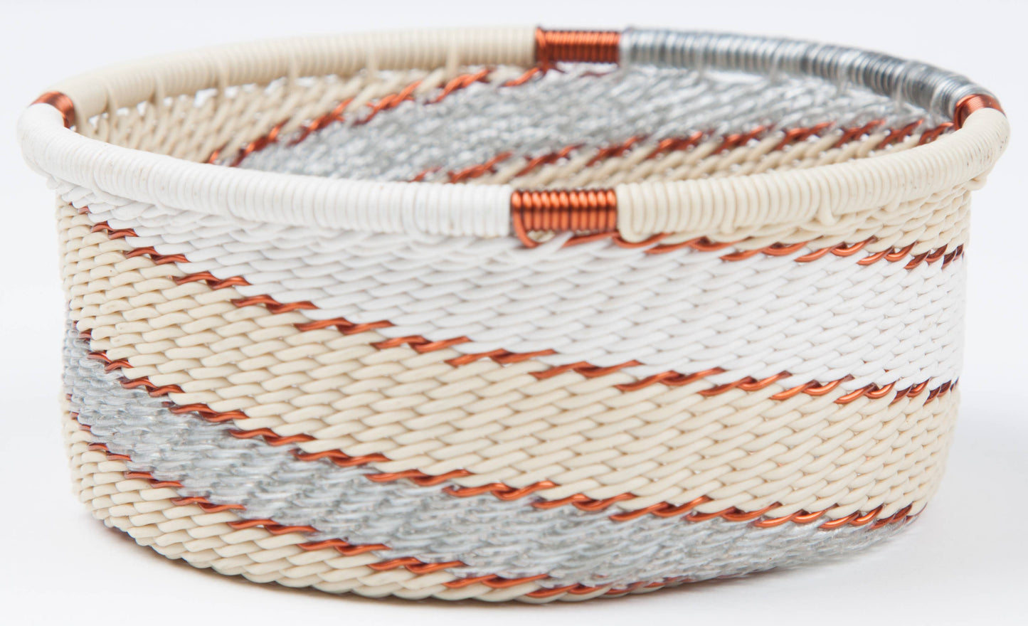 "Tuna Can" Zulu Wire Basket, Assorted Colors