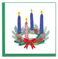 Quilled Advent Wreath Greeting Card