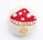 Eco Wool Dryer Balls, "Mushrooms"