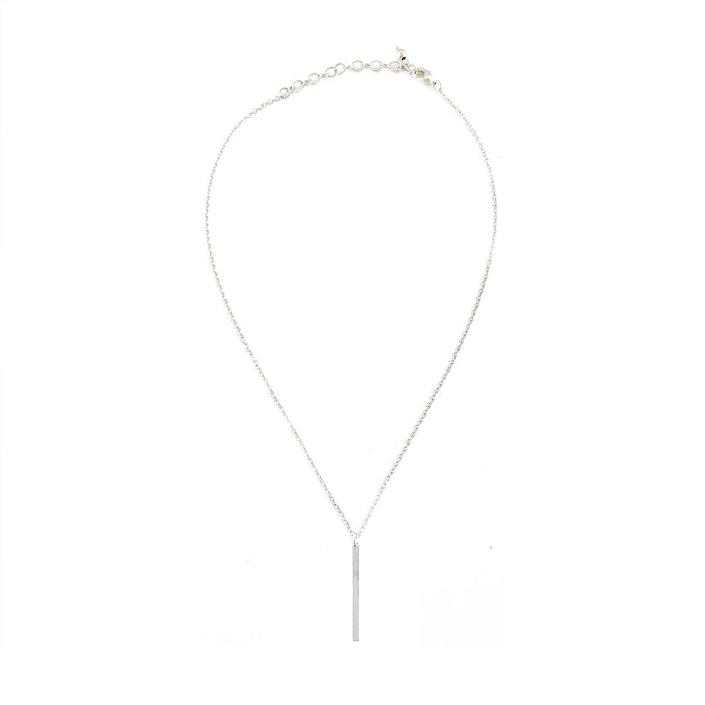 Dangling Bar Pendant Necklace