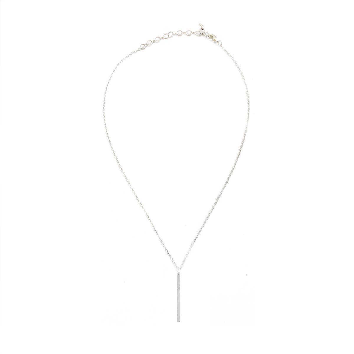 Dangling Bar Pendant Necklace