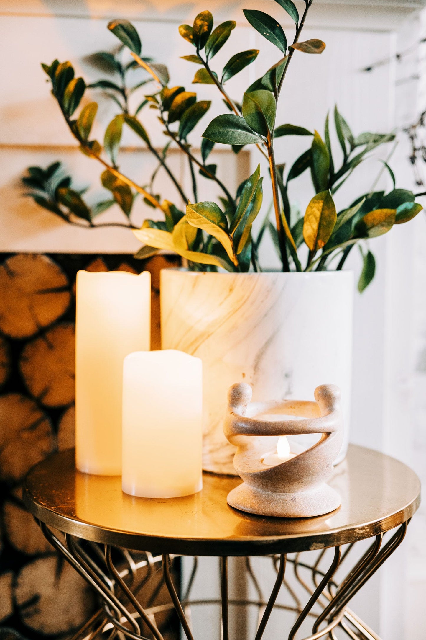 Unity Soapstone Candleholder