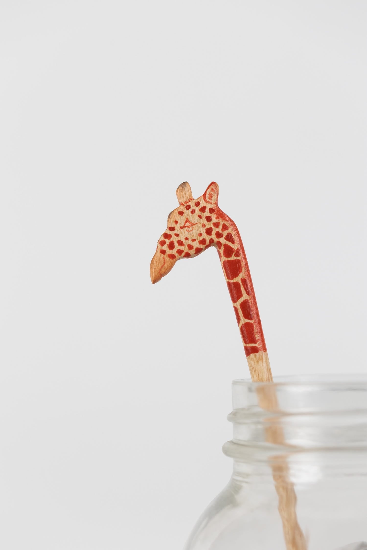 Cocktail sticks s/5 Party Animal wd 6.5L nat/multi