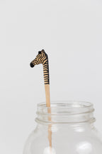 Cocktail sticks s/5 Party Animal wd 6.5L nat/multi