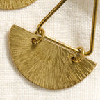 Tana Brass Post Earrings - Ten Thousand Villages