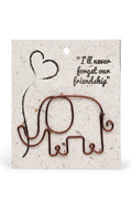Bookmark elephant/card M/3 copper 4H gray
