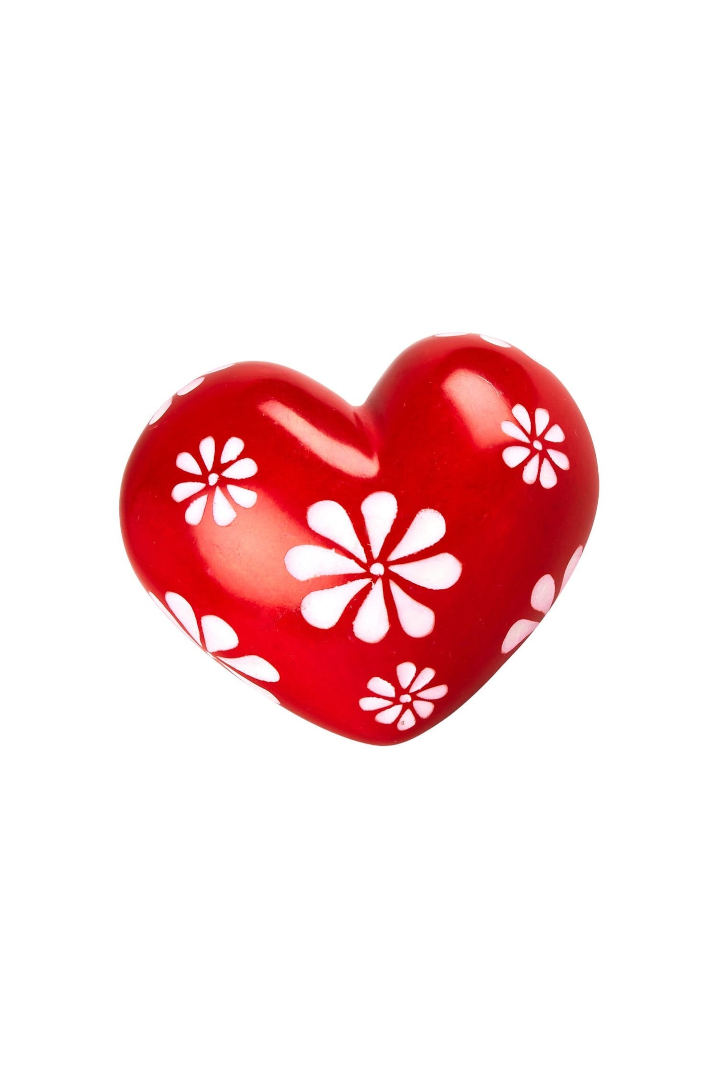 Paperweight heart M/10 kisii 2D asst