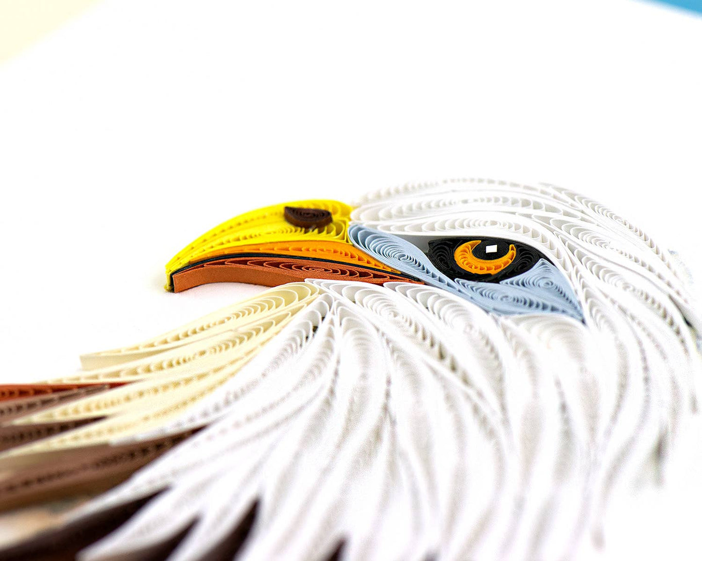 Quilled Greeting Card, "Bald Eagle"