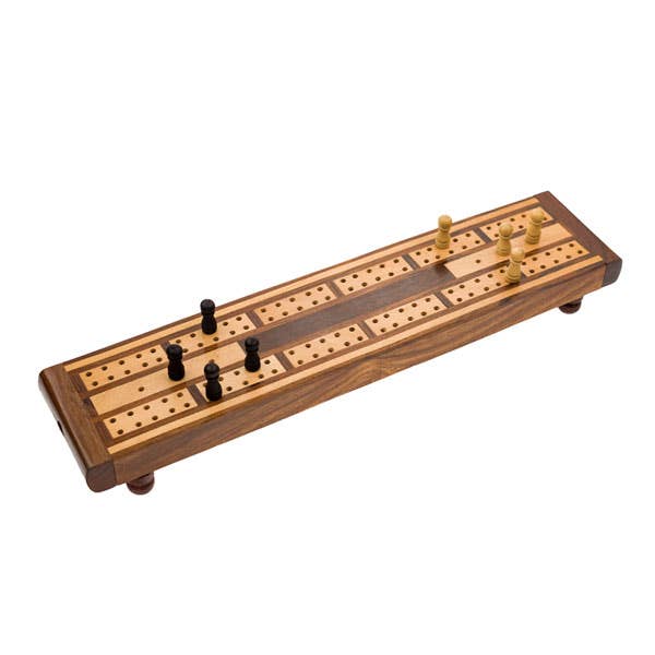 Wood Cribbage Game