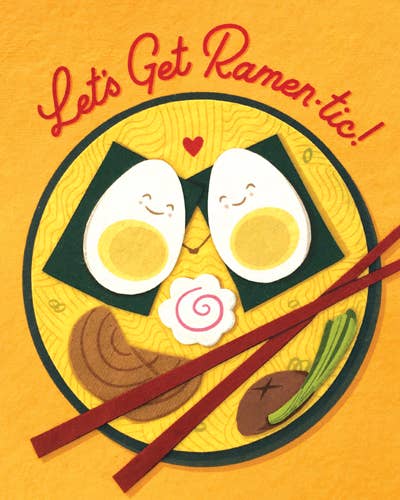 Recycled Paper Cards, "Let's Get Ramentic"