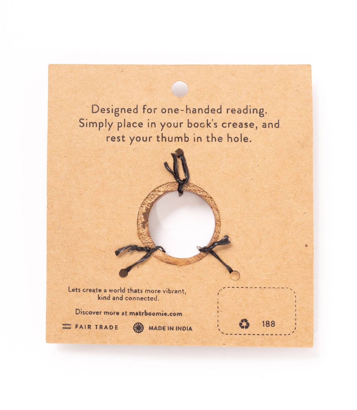 Heart Thumb Book Page Holder -