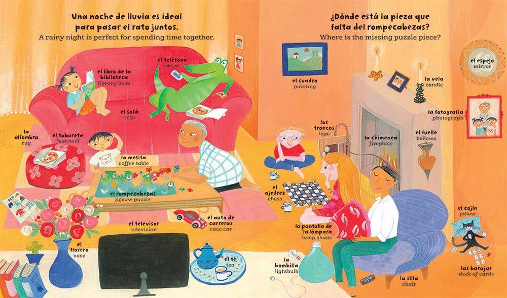 "My Big Book of Spanish and English Words" Vocabulary Book