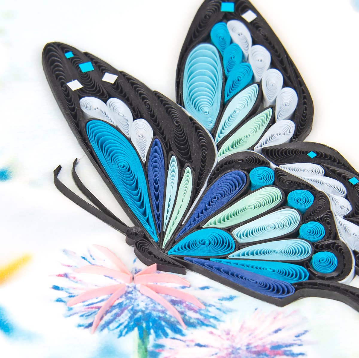 Quilled Greeting Card, "Sympathy Butterfly"