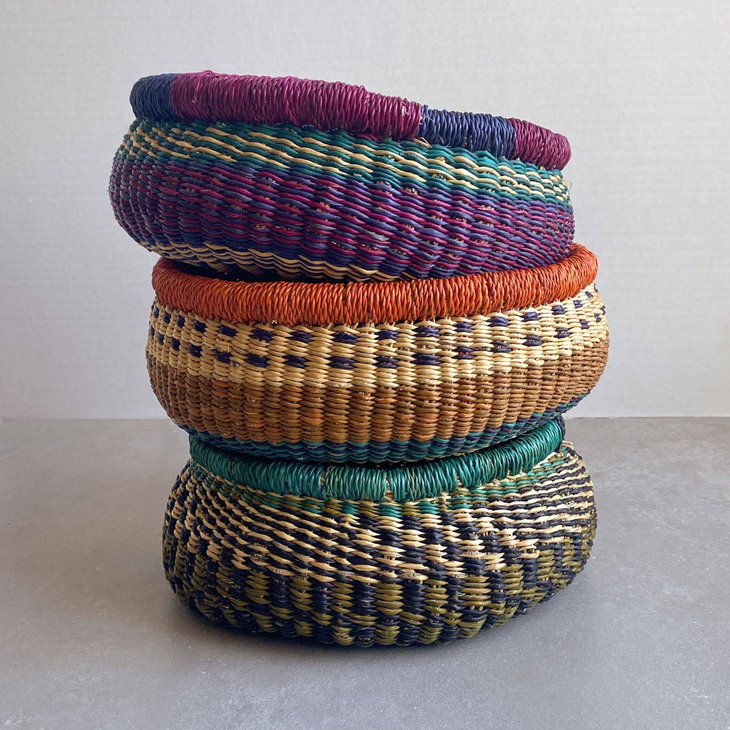 Round Bolga Basket