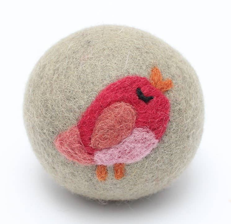 Eco Wool Dryer Balls, "Birds"
