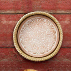 "Lotus" Round Bread Warmer Basket